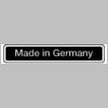 0004. Aufkleber "Made in Germany" - 100 St�ck 13x74mm - 25/61