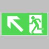 0054. Rettungsweg aufw�rts links  - ALU TREPPE RAUF LI. LNL E02-E09 - 150x300mm