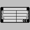 0008. TYPENSCHILD ALU 